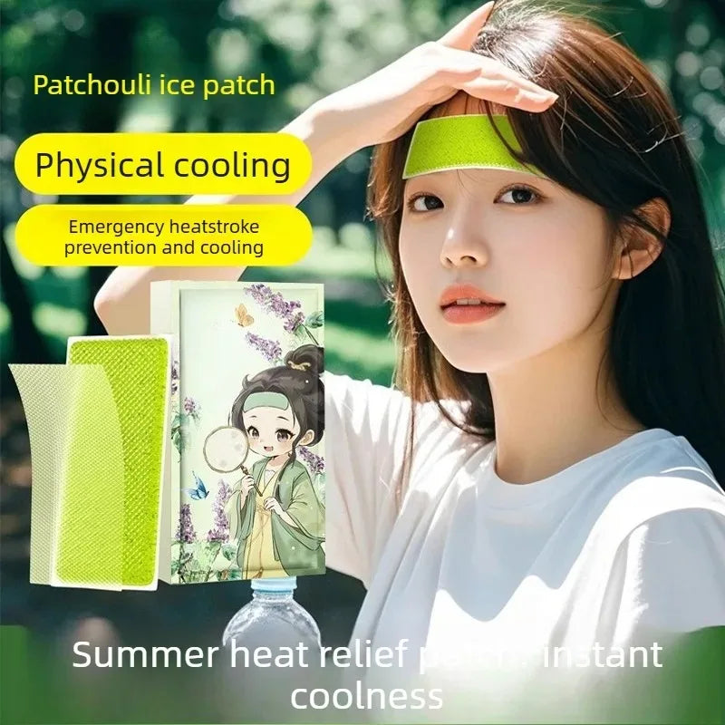 Herbal Extract Cooling Patches – Portable Body Cooling Sheets Herbal Cooling Patch Babs