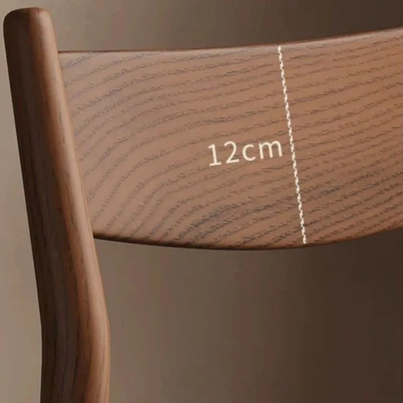 Nordic Solid Wood Dining Chair – Modern Luxury Home Seating Dining Chair Babs