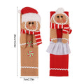Christmas Gingerbread Man Fridge Handle Covers – Set of 2 Holiday Handle Covers Babs 2pcs set