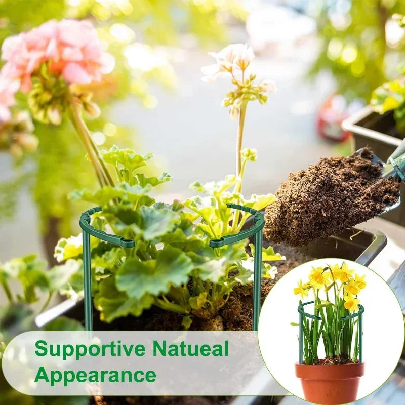 T-Shape Plant Support Stakes | Garden Flower Pot Rack Set Plant Support Stakes Babs