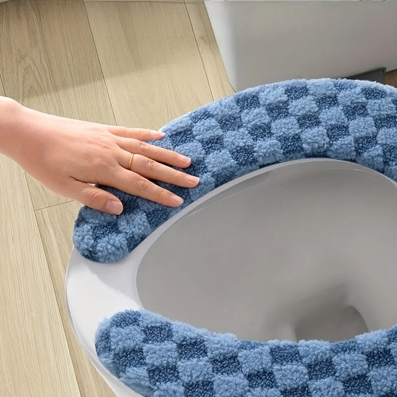 Thick Warm Toilet Seat Cushion Cover – Washable & Reusable Toilet Seat Cushion Babs