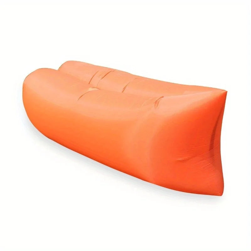 Inflatable Reclining Sofa Bed – Camping & Beach Air Lounger Inflatable Air Lounger Babs Orange