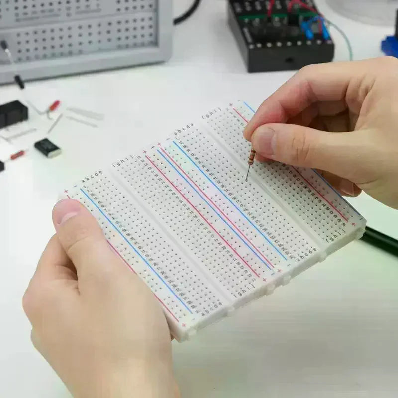 Solderless Breadboard 400/830 Points + Jumper Wires DIY Kit Prototype Breadboard Kit Babs