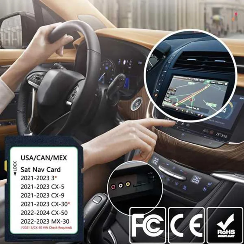 TD2K66EZ1B GPS Navigation SD Card – Mazda CX5 CX9 2021-2023 GPS Navigation SD Card Babs