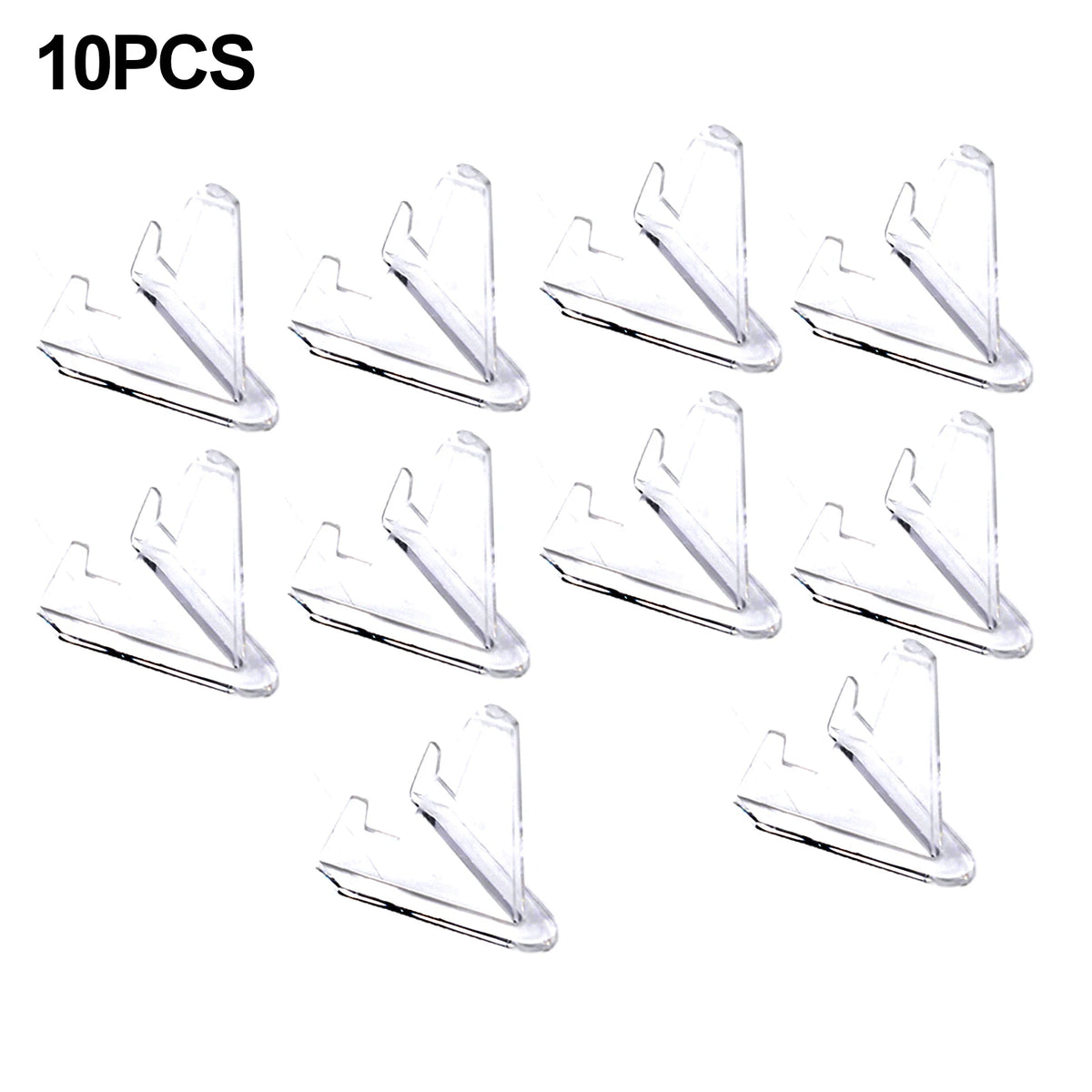10pcs Acrylic Coin Display Stand Easel Holder – Clear Mini Rack Coin Display Stand Babs M