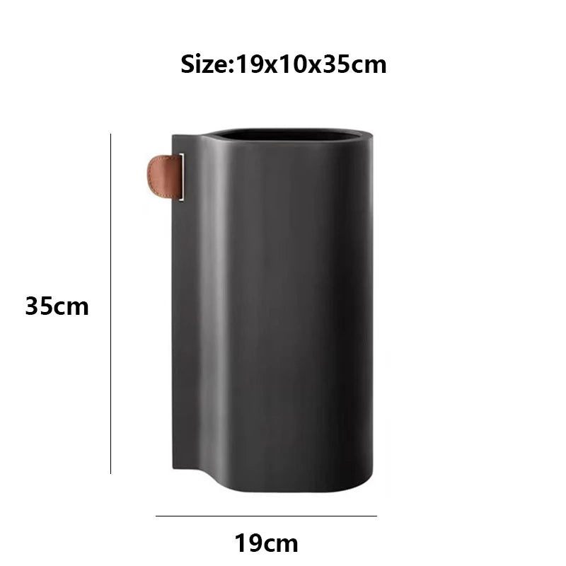Modern Minimalist Metal Vase – Nordic Style Home Décor Decorative Metal Vase Babs Black-High