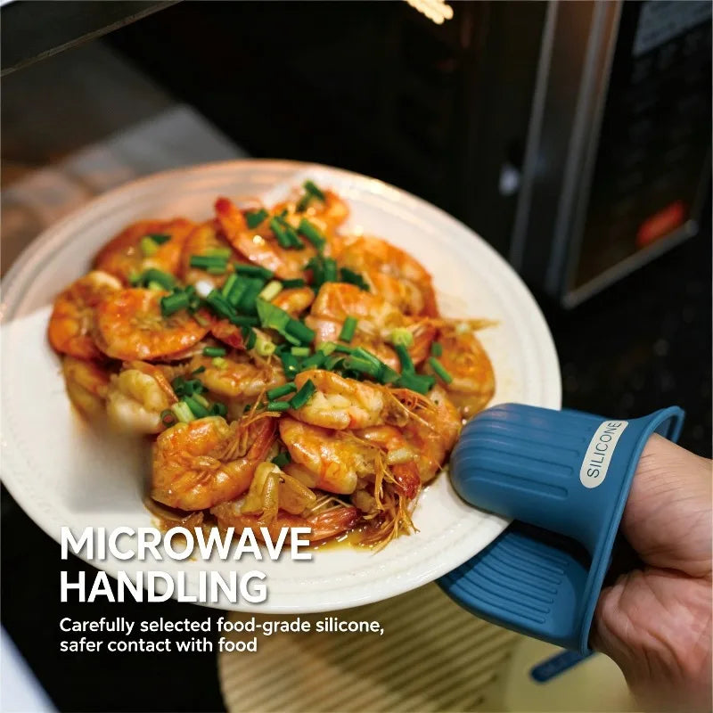 Silicone Heat Resistant Oven Mitts – Non-Slip Kitchen Gloves Silicone Oven Mitts Babs