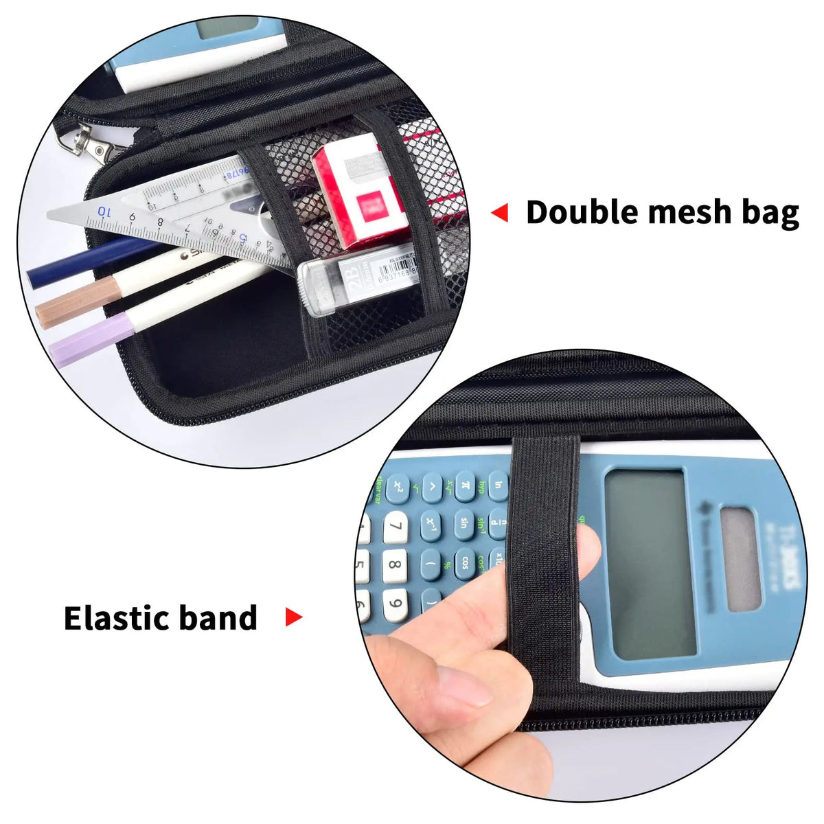 TI-30XS MultiView Calculator Case – Carrying Organizer Bag Calculator Carrying Case Babs