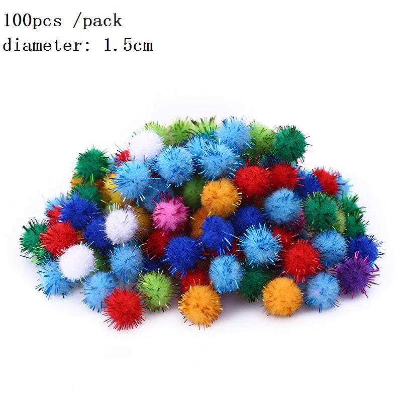 Fluffy DIY Pom Poms Craft Balls – Party & Holiday Décor DIY Craft Pom Poms Babs 6