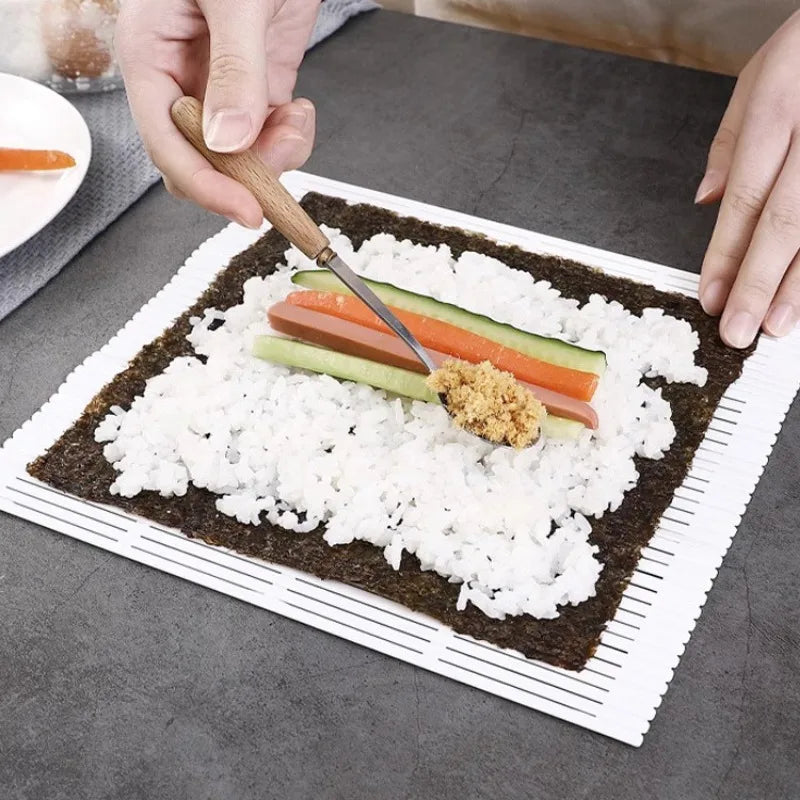 Sushi Roll Mat – Non-Stick Plastic Mat for Nori & Rice Balls Sushi Roll Mat Babs