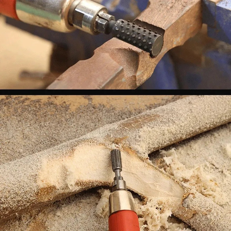 5pc Wolf Tooth Rotary File Set – DIY Woodworking Grinding Tools Rotary File Set Babs