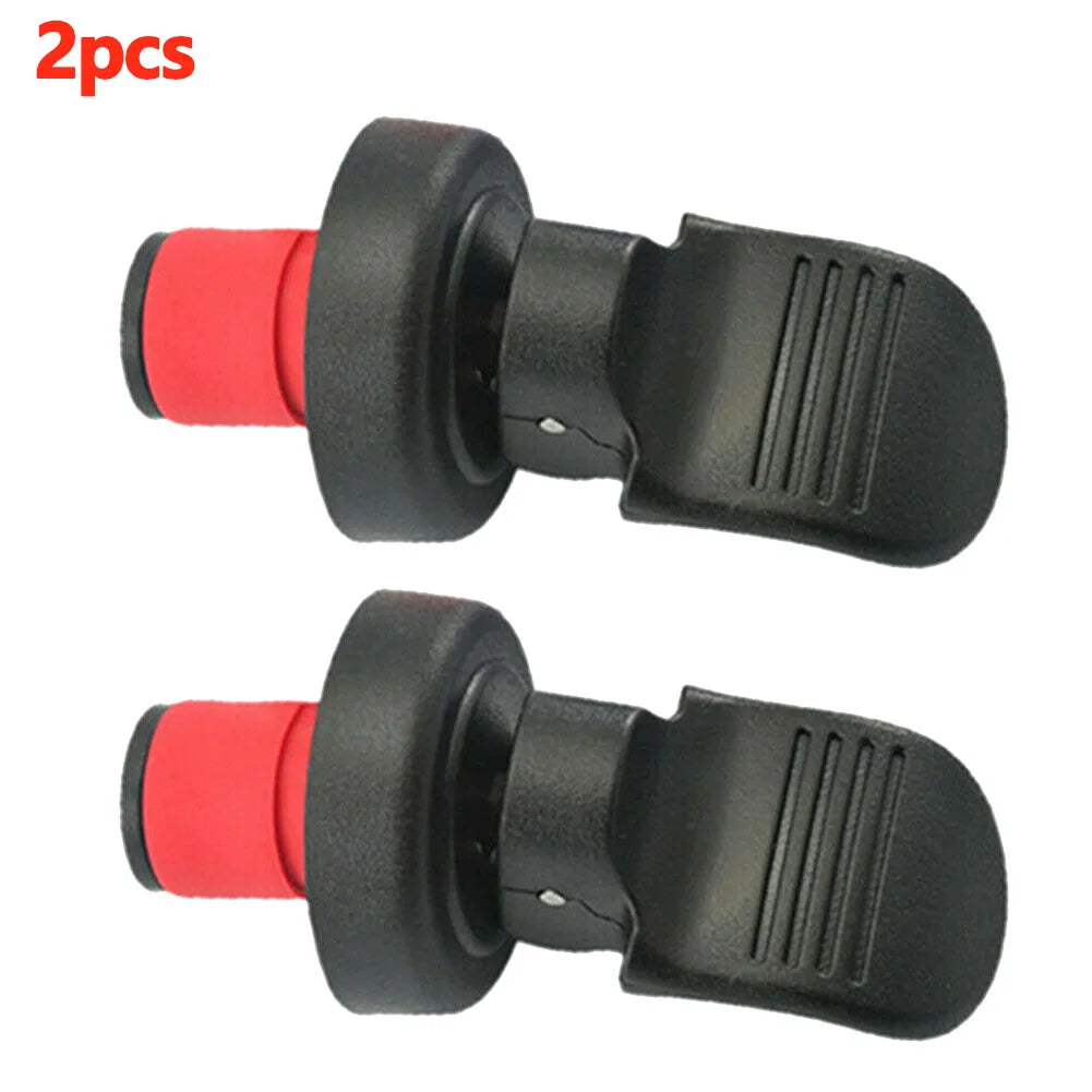 Hand Press Wine Bottle Stopper – Airtight Rubber Seal Cap Wine Bottle Stopper Babs 2pcs Black