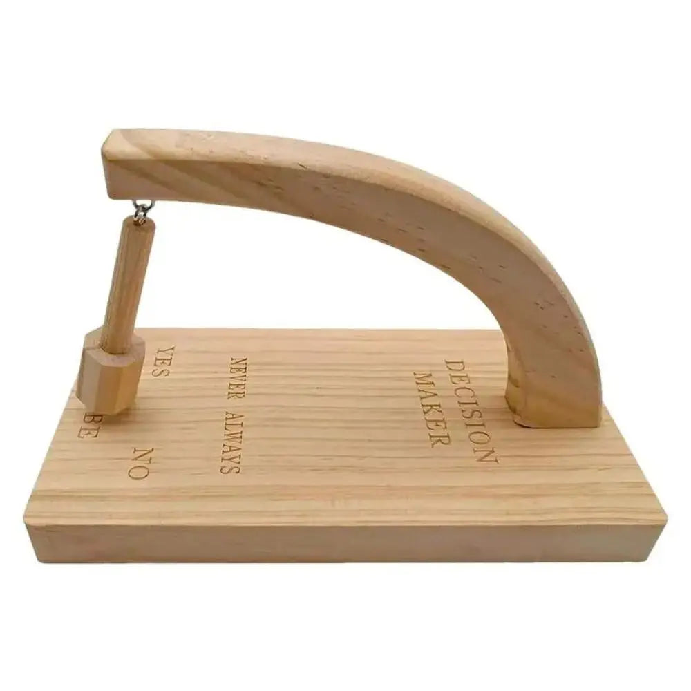 Wooden Magnetic Decision Maker Pendulum – Tabletop Gift Tabletop Decision Game Babs