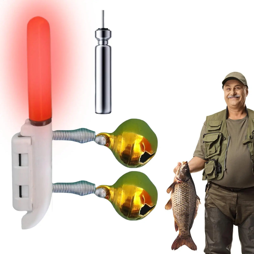 Rechargeable Waterproof Fishing Rod Tip Light – LED Glow Clamp Fishing Rod Light Babs