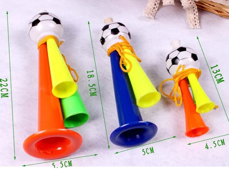 Three-Tube Football Horn – Sports Cheering Noisemaker for Parties Sports Cheering Horn Babs