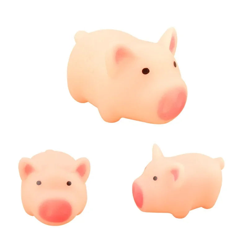 20pcs Squeeze Pink Pig Dolls – Party Favors & Birthday Gifts Squeeze Novelty Toy Babs