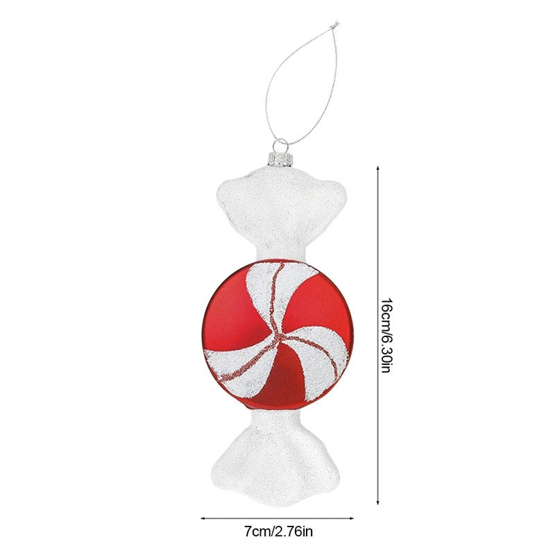 Christmas Lollipop Candy Cane Tree Hanging Ornaments 2024 Christmas Tree Ornament Babs A