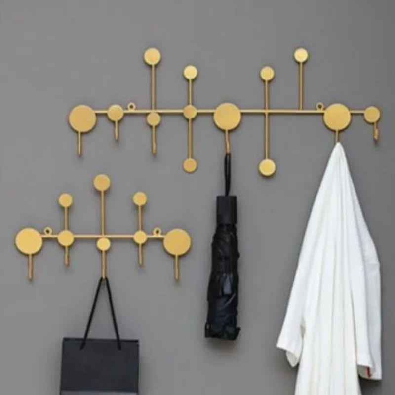 Wall Mounted Metal Coat Rack – 6-Hook Modern Minimalist Design Wall Mounted Coat Rack Babs
