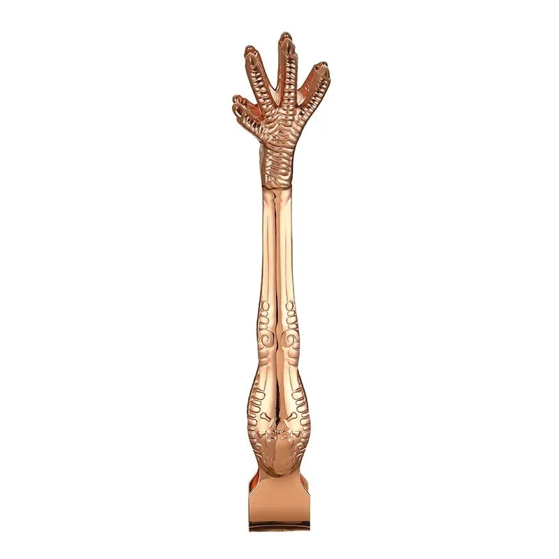 Bird Claw Ice Tongs – Stainless Steel Bar Serving Clip Bar Ice Tongs Babs