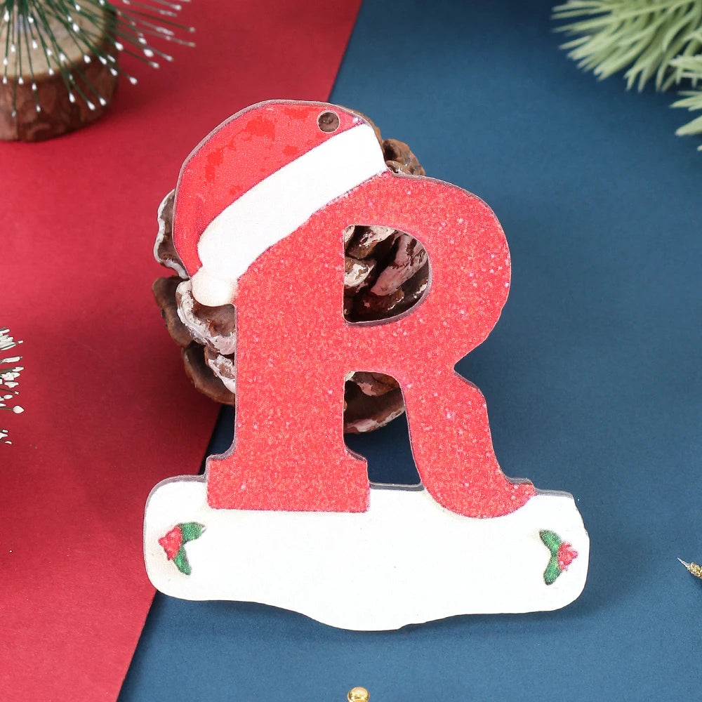 3D Alphabet Christmas Ornaments – DIY Letter Pendants Christmas Ornaments Babs R 1Pcs
