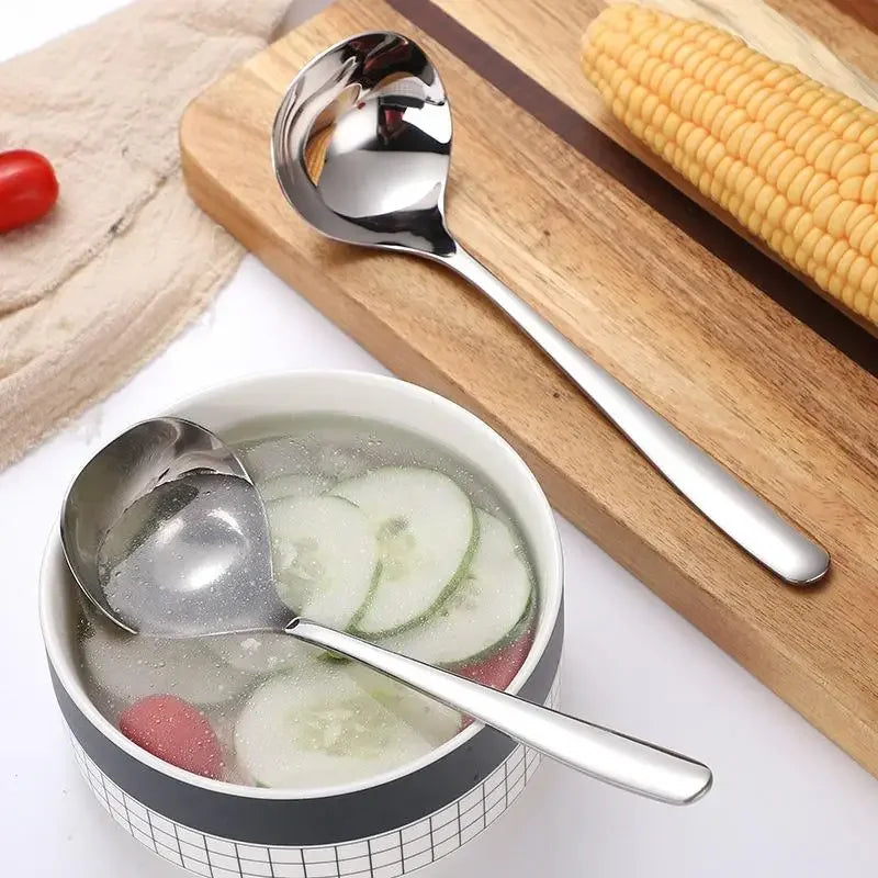 304 Stainless Steel Soup Spoon – Deep & Large Capacity Soup Spoon Babs