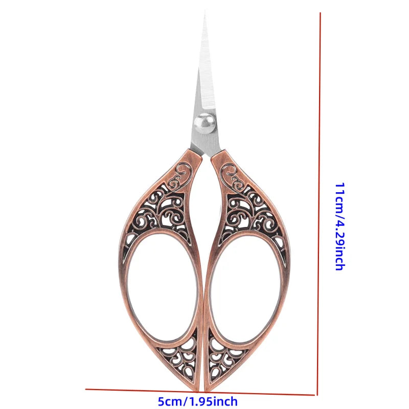 Retro Stainless Steel Embroidery Scissors – Sewing Tailor Shears Embroidery Scissors Babs
