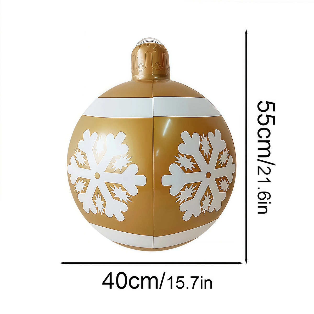 40cm Giant Inflatable Christmas Ball PVC Outdoor Xmas Ornament Inflatable Christmas Ornament Babs 1pcs 6 about 40cm