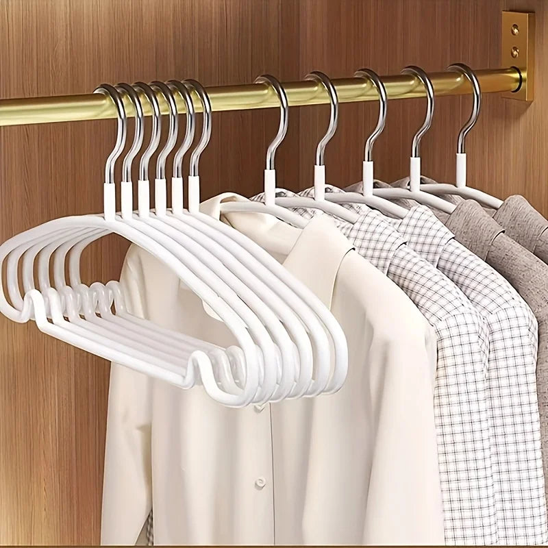 10-Pack Non-Slip Clothes Hangers – Space-Saving, No-Bump Clothes Hangers Babs
