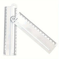 Folding Geometric Ruler – Angles, Circles & Math Drawing Tool Geometric Drafting Ruler Babs WHITE