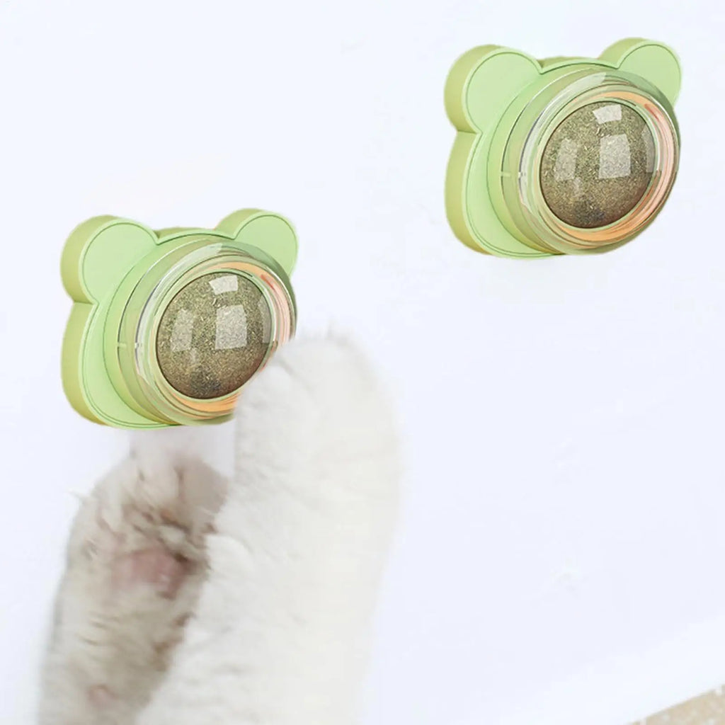 Catnip Licking Ball Toy for Cats – Natural Cat Grass Treat Catnip Cat Toy Babs