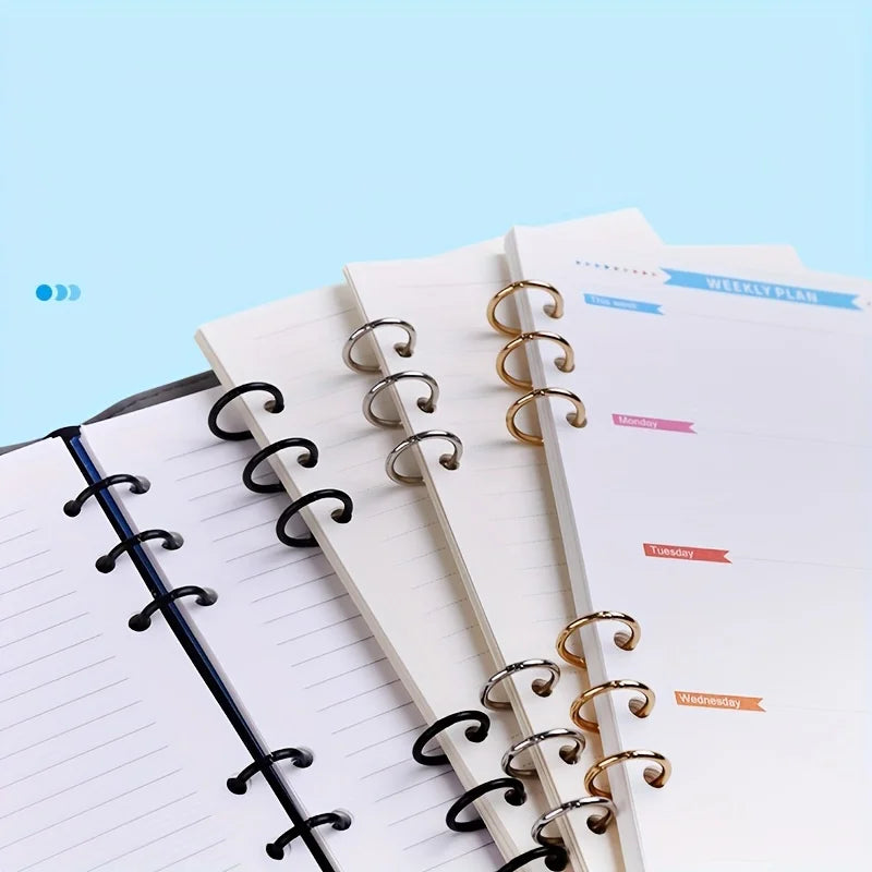Durable Metal 3-Ring Binder for Notebooks, Albums & DIY Metal Ring Binder Babs