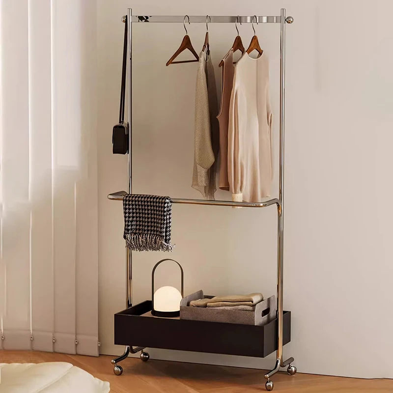 Metal Minimalist Coat Rack | Stainless Steel Luxury Hallstand Metal Coat Rack Babs