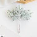 6PCS Artificial Cactus Leaves for DIY Wreaths & Home Decor Artificial Decor Plants Babs Milky White