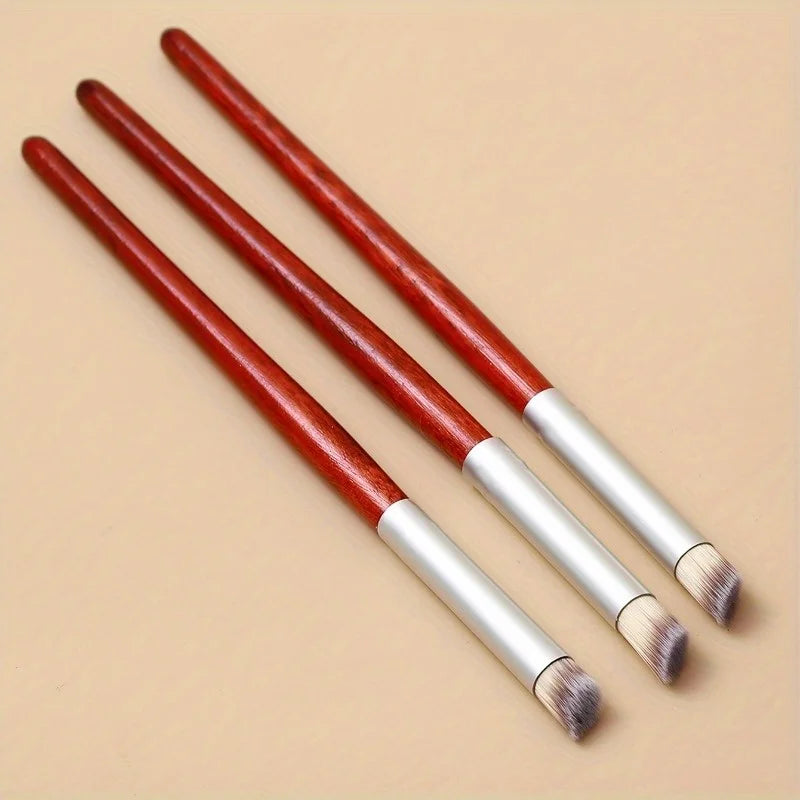 Wood Nail Art Brush Pen – Ombre Oblique Round Head Design Nail Art Brush Babs