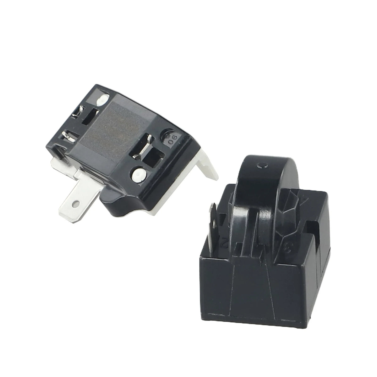 PTC Starter Relay & Overload Protector for Refrigerator 12Ω 1-4 Pin Refrigerator Relay Part Babs 1pin 12ohm 1 2HP