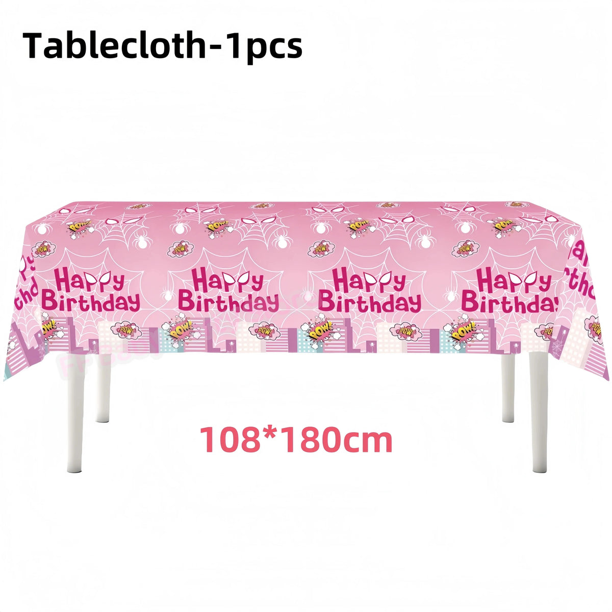 Spider-Man Party Tablecloth | Kids Birthday Table Cover Party Tablecloth Babs 1pc 6