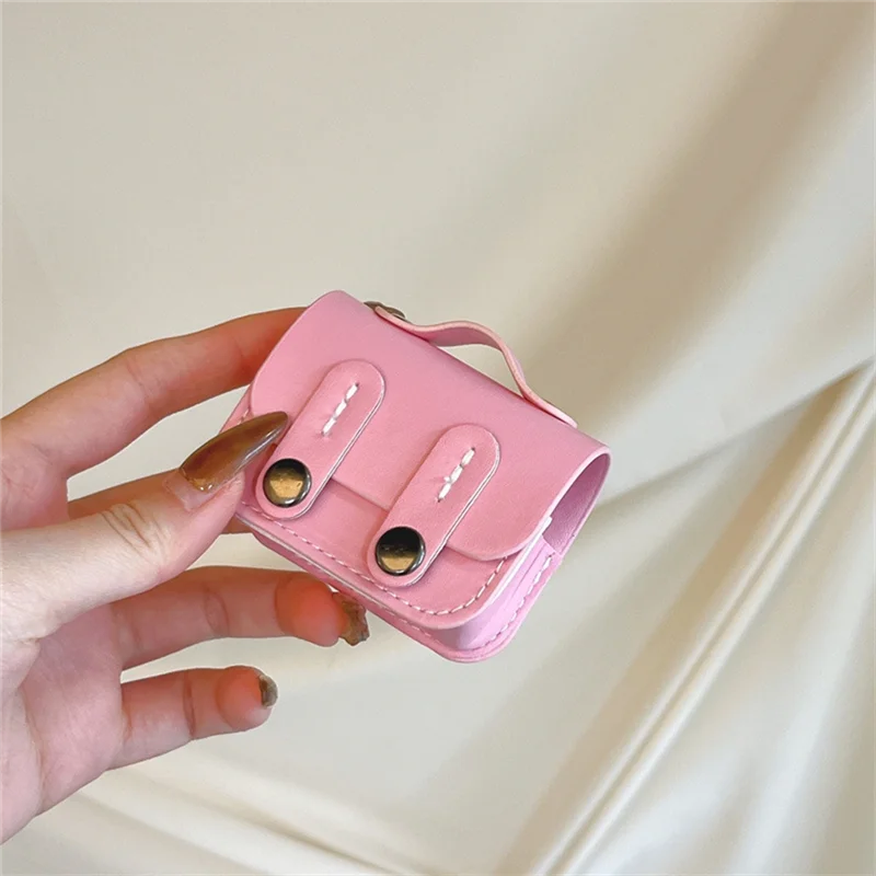 3D Cartoon Schoolbag Earphone Case with Pendant – PU Leather Earphone Case Babs