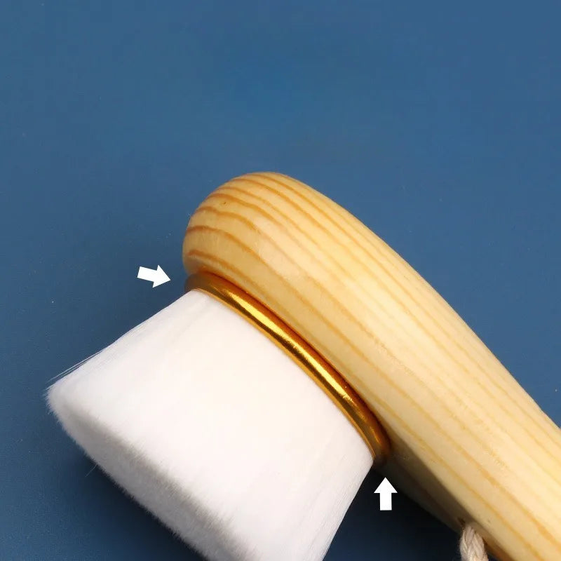 Facial Cleansing Brush – Soft Bristles & Wood Handle | Babs Facial Cleansing Brush Babs