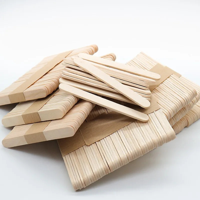 Wooden Popsicle Craft Sticks – 50 or 100 Pack | DIY & Decor Wooden Craft Sticks Babs