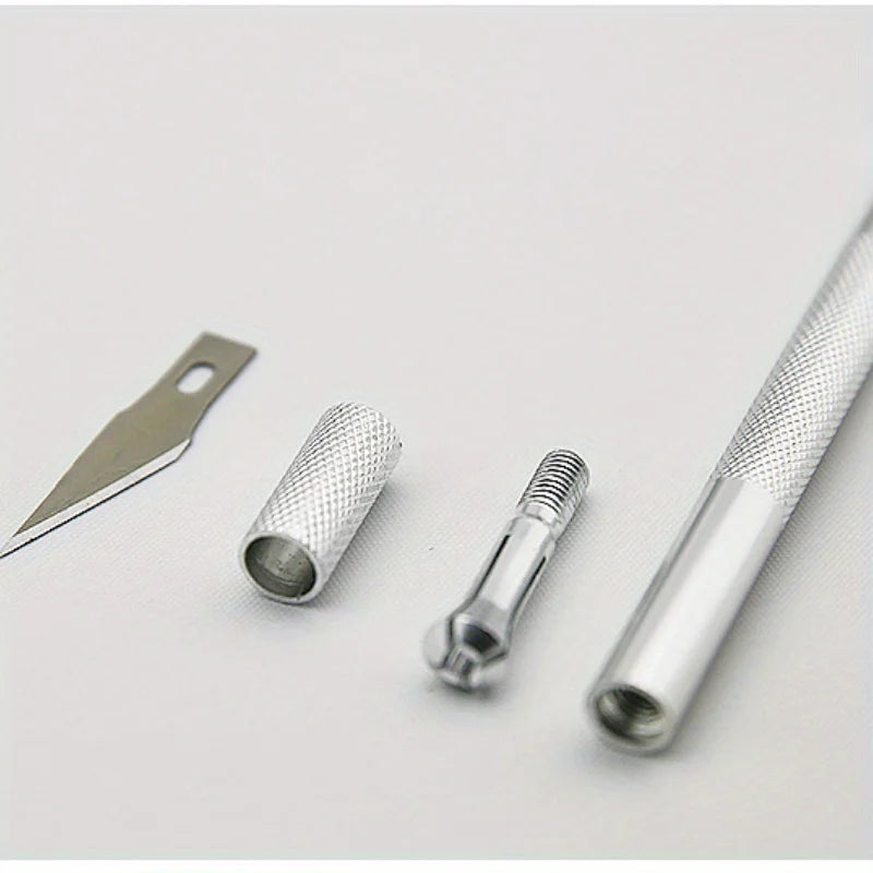 Precision Hobby Knife + 5 Blades – Craft Cutting Multi Tool Hobby Craft Knife Babs