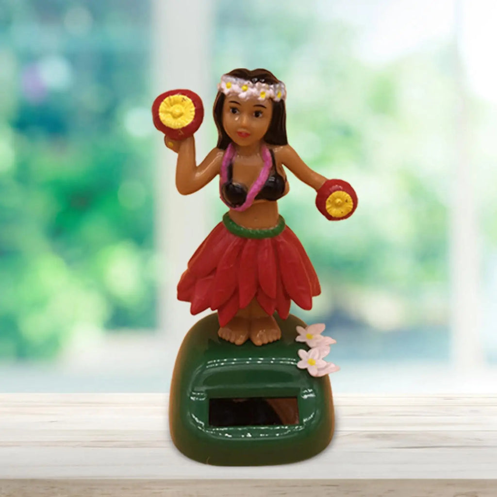 Hawaiian Girl Solar Dancing Bobblehead Car Dashboard Decor Solar Dancing Bobblehead Babs