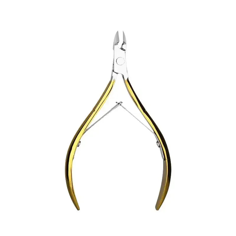 Stainless Steel Cuticle Nipper – Nail Scissors & Trimmer Cuticle Nipper Babs Gold