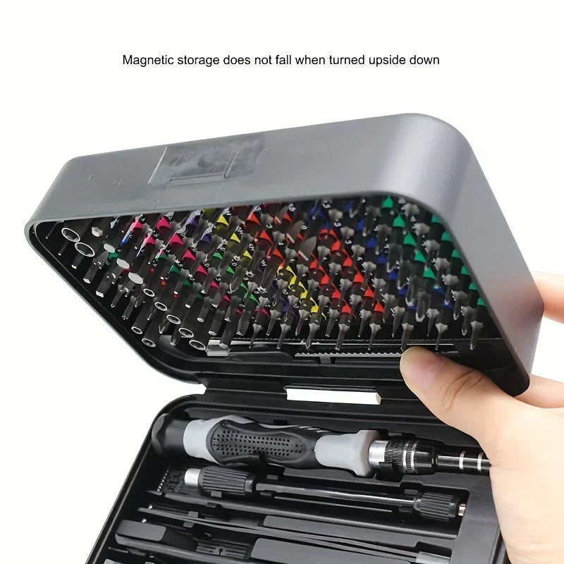 132-in-1 Precision Screwdriver Set | 108 Magnetic Bits & Case Precision Screwdriver Set Babs