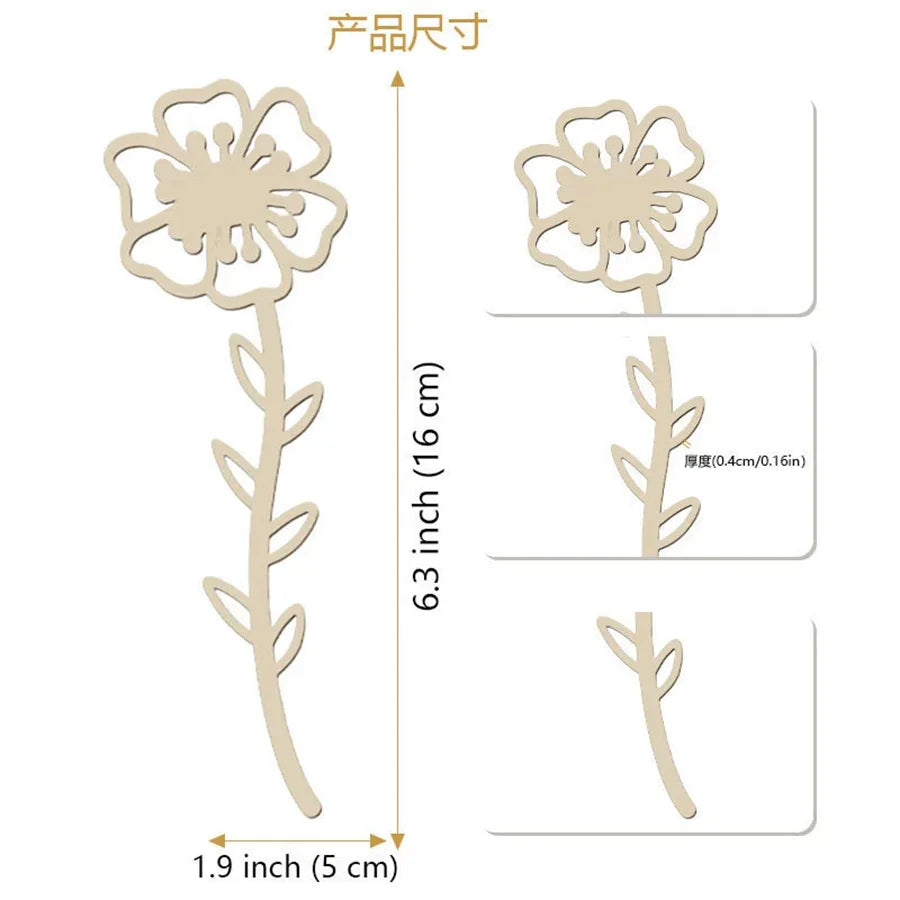 Wooden Hollow Flower Vase – Decorative Home Decor Gift Decorative Wood Vase Babs