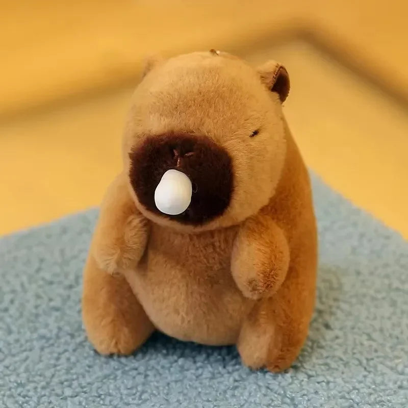 Cute Capybara Plush Keychain – Bubble Pop & Tail Wag Plush Keychain Toy Babs C-1PC