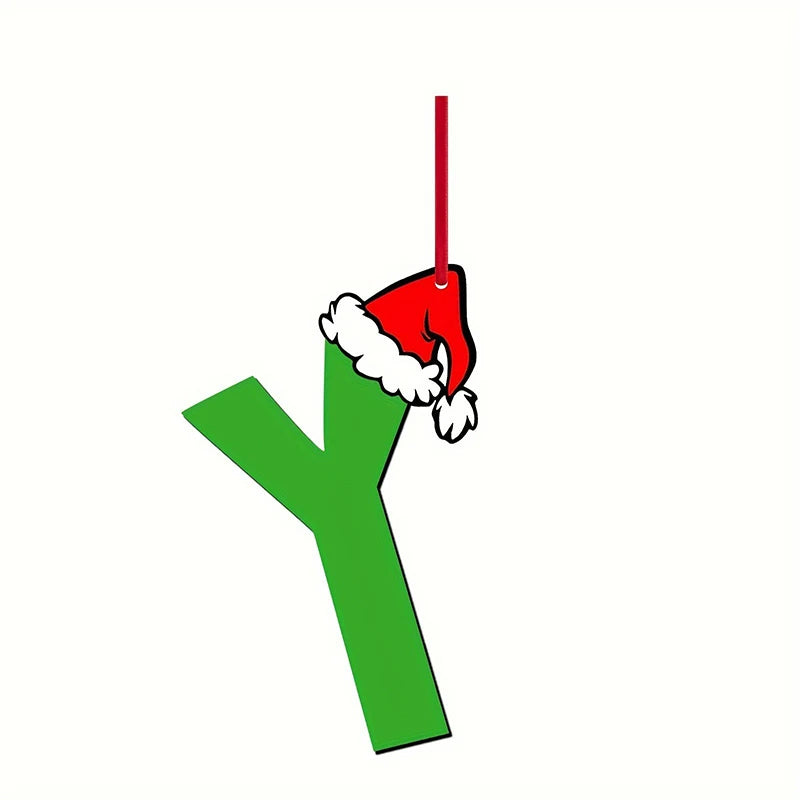 26 Letter Christmas Tree Ornaments – DIY Holiday Décor Set