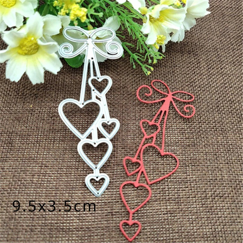 Musical Heart Metal Cutting Dies for Cards & Scrapbooking Metal Cutting Dies Babs D