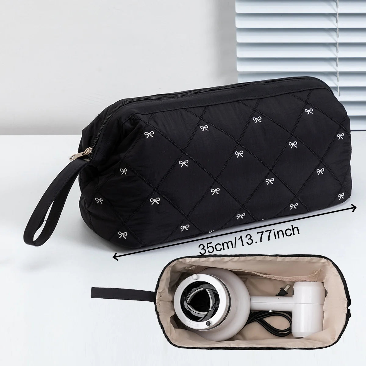 Waterproof Hair Tools Travel Bag – Dryer, Curling & Flat Iron Case Hair Tool Travel Bag Babs
