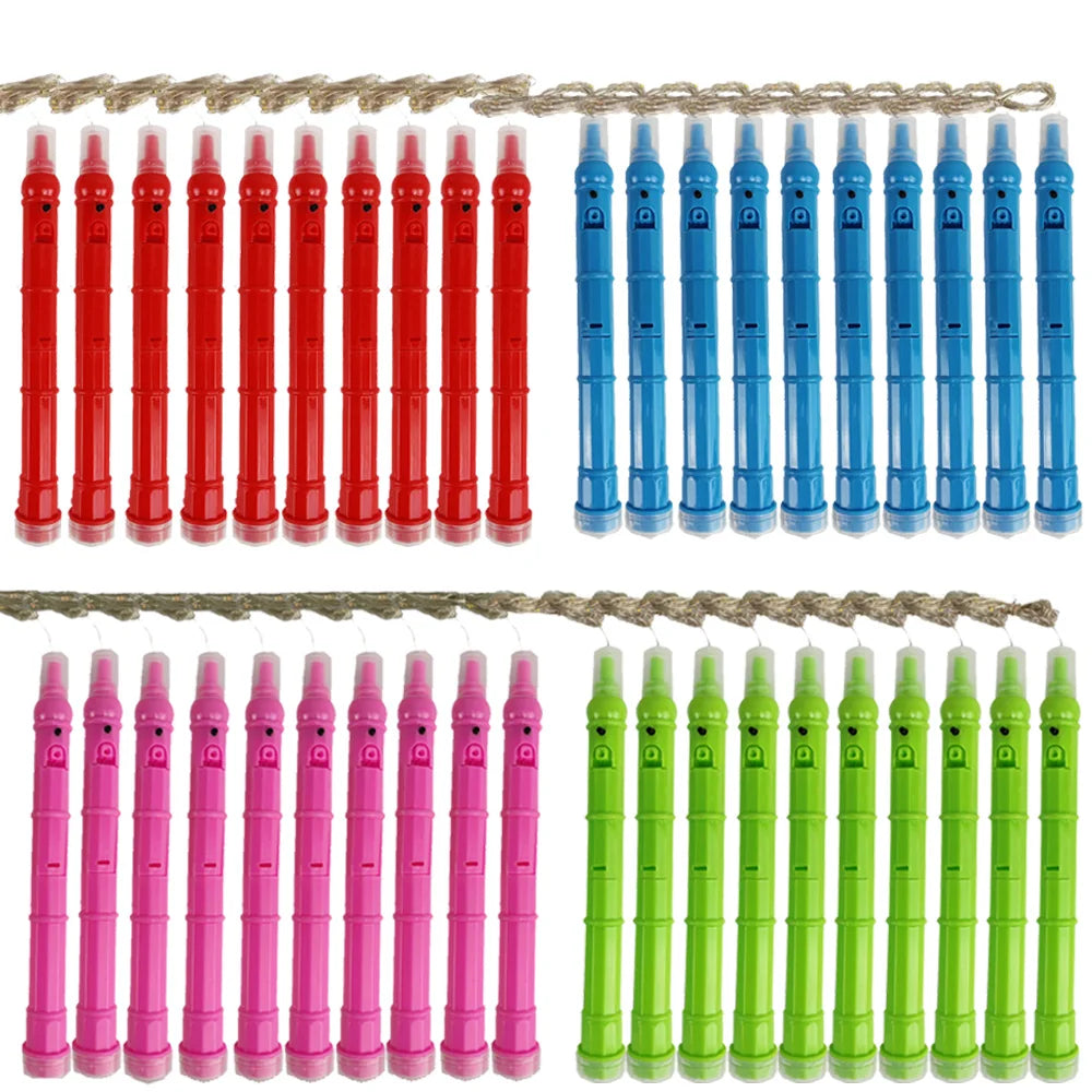 10pcs LED Bobo Balloon Handles – 3-Level Flash & 3M Light String Balloon LED Handle Set Babs