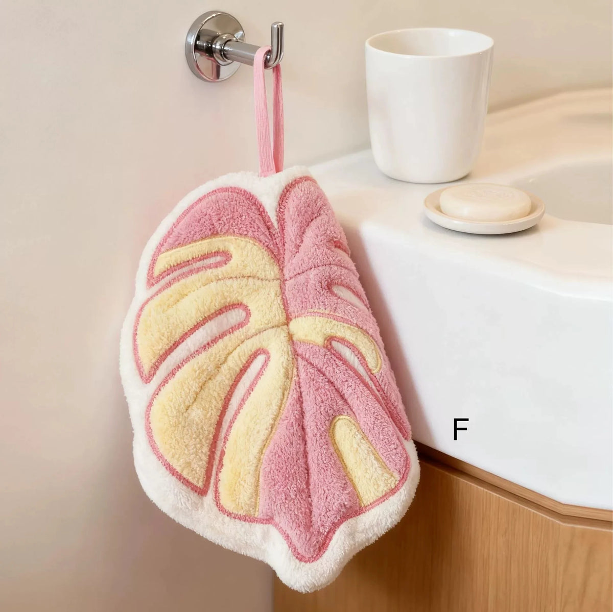 Absorbent Hanging Hand Towels – Coral Fleece Kitchen & Bathroom Hand Towel Babs F